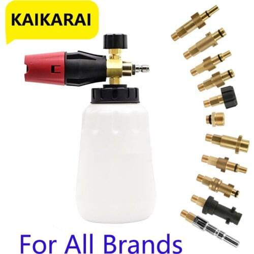 Upgraded 180° Adjustable Nozzle, Heavy-Duty Car Foam Impactor,Suitable For High-Pressure Cleaning Gun With 1/4'' Quick Connector