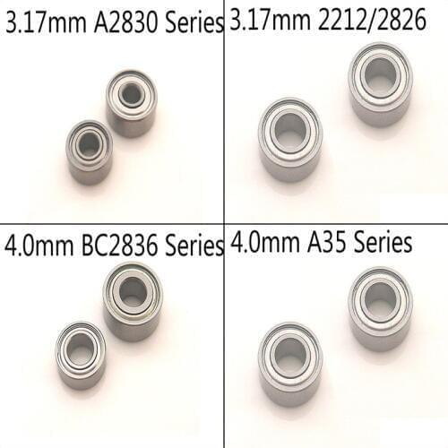 2PCS Rctimer 3.17mm 4.0mm 5.0mm Motor Bearing For 2212 2826 HP2812 BC2836 A2830 A3536 A3548 A3542 A3530 Series Brushless Motor