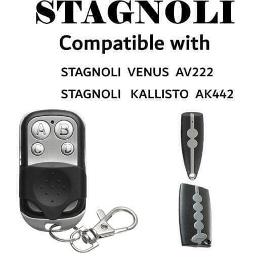STAGNOLI 433MHZ Fixed code remote control gate opener remote clon garage remote control for the gate