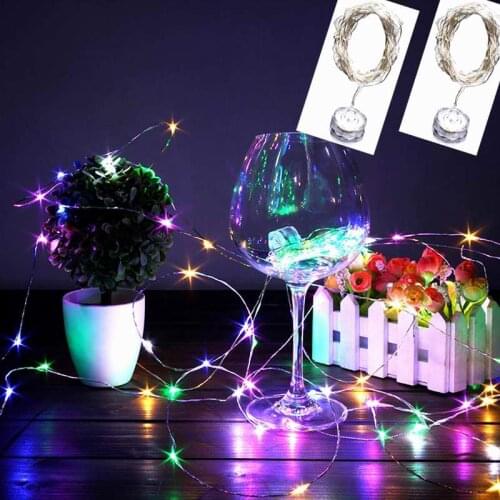 Fish Tank String Lights Waterproof 20LED 6.6ft Copper Wire Firefly Lights Tiny Xmas Wedding Holiday Decorative Lights