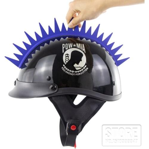 Crocodile Fin Motorcycle Helmet air Flame Wave Style Decoration Stick Strip Removable Helmet Hair Decoration Accessories