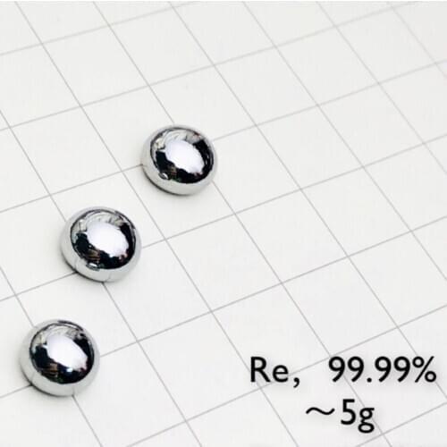 99.99% Re Rhenium rare metals ingots High-temperature instrument