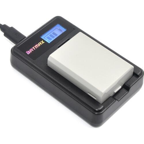 1Pcs LP-E5 LPE5 LP E5 Camera Battery&LCD Charger for Canon EOS Rebel XS, Rebel T1i, Rebel XSi, 1000D, 500D, 450D, Kiss X3,X2, F