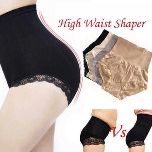 High Waist Trainer Women Body Shaper Butt Lifter Tummy Control Panty Slim Waist Trainer Panties Seamless Shapewear Briefs