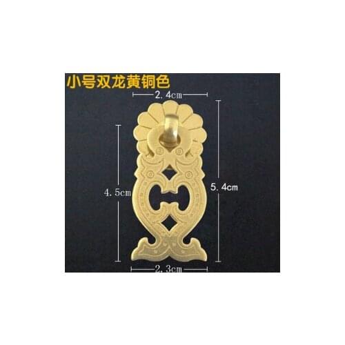 022 Chinese style imitation classic pure brass clothing shoes wine cabinet door Chinese medicine cabinet drawer