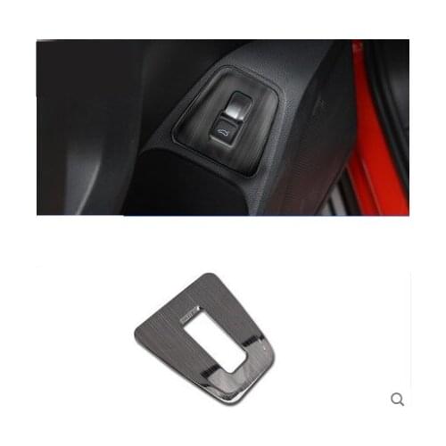 1pcs Stainless Steel Trunk Switch Button Panel Stickers For Volkswagen Tiguan 2 VW Tiguan 2017 2016 2018 Auto Accessories