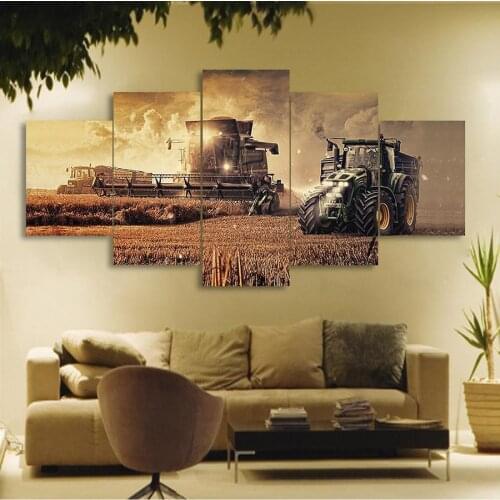 5pcs Tractor Car Farm Scenery Full Drill 5D DIY Diamond Painting Embroidery Cross Stitch Mosaic Wall Art Painting Home Decor
