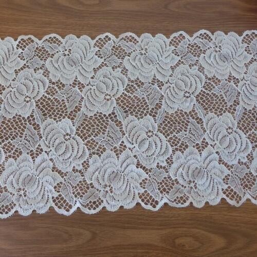 5 yards/lot Blossom Wide Stretch Lace Fabric Sewing Trims For Lingerie, Bra, Woman Clothes