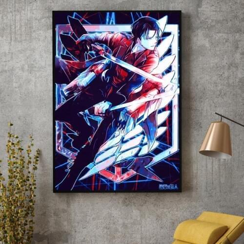 5D Diamond Attack Of Titan Home Decor Embroidery Japan Animation Painting Picture Cross Stitch Full Square Drill Wall Sticker