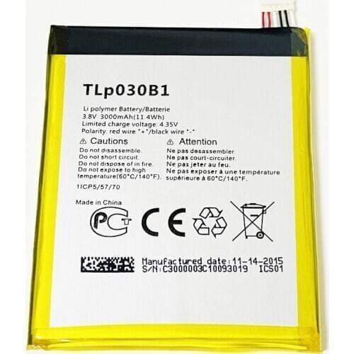 3.8V 3000mAh TLp030B1 For Alcatel One Touch Link Y855 Y855V 4GEE EE Osprey TLp030B2 4G LTE WIFI Router Hotspot Modem Battery