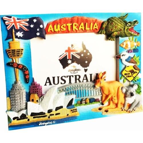 Australia creative geographical indication tourism commemorative decoration crafts three-dimensional photo frame collection