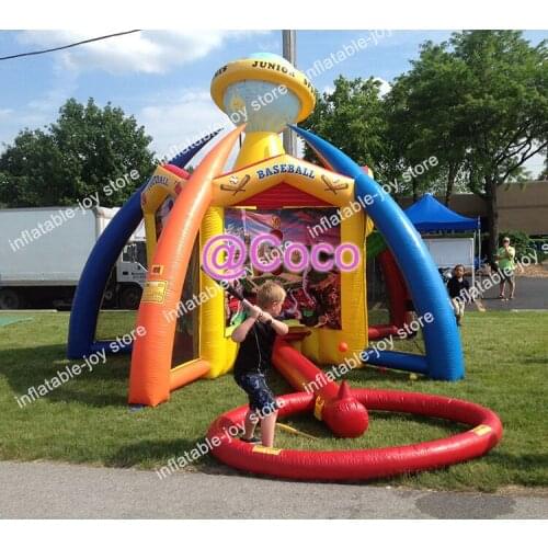 Free ship to door, 5 in 1 inflatable carnival games, kids popular world sports games, commercial party rent hoop games