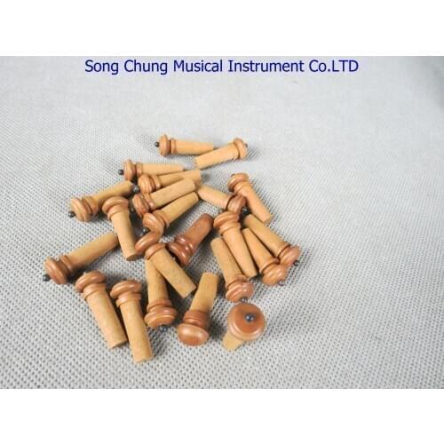 Viola part,10pcs of great jujube viola endpins,beautiful ebony decoration