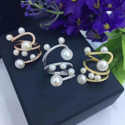 Designer Fashion 925 Sterling Silver Jewelry 3A Cubic Zirconia Party Ring