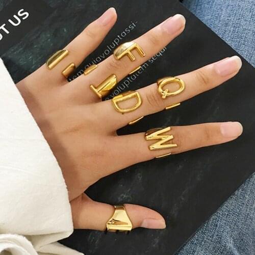 Женские золотые кольца J.hang ke 1989 China At AliExpress