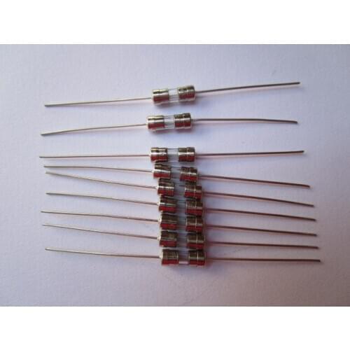 3.6x10mm T0.25A Slow Bow Miniature Glass fuses with Fine wire 100 pcs per Lot