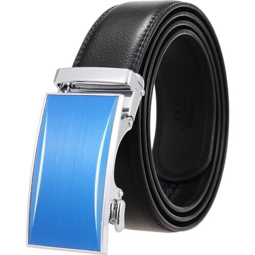 Mens Fashion Belts New Automatic Buckle Belts LY136-23003-1 Designer Belts Men High Quality