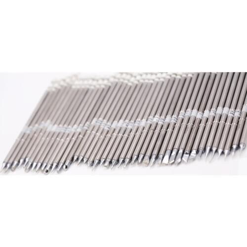 Mix 3pcs T12 Tip Solder Iron Tips T12-ILS I IL D52 D24 D12 JS02 JL02 Soldering Iron Tips Welding Tip T12 Series Soldering