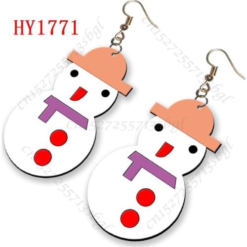 Snowman Earring Cutting Dies Wooden Dies Suitable for Common Die Cutting Machines on the Market