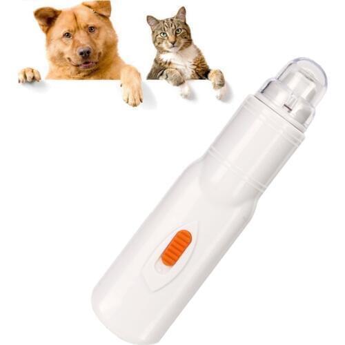 Pet Dog Nail Grinders, Low Noise Electric Painless Nail Grinder Paws Grooming, Trimming, Shaping, Smoothing Dog Cat