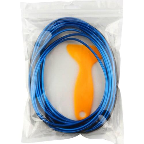 5 Meters Car Interior Lighting Auto LED Strip Garland EL Wire Rope Tube Line Flexible Neon Light Auto Decorative Lights