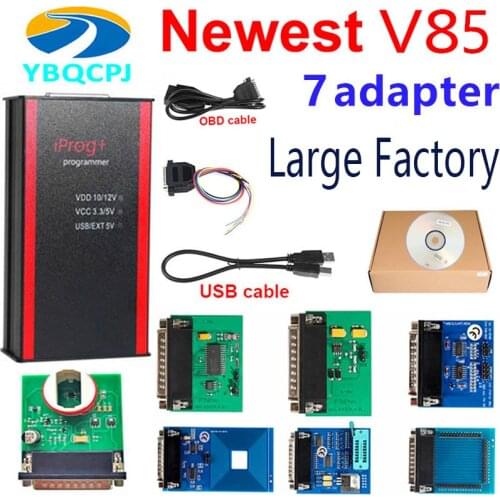 V85 iPROG+ Iprog Pro Programmer Supports IMMO/Mileage Correction/Airbag Reset Replace Carprog/Digiprog/Tango