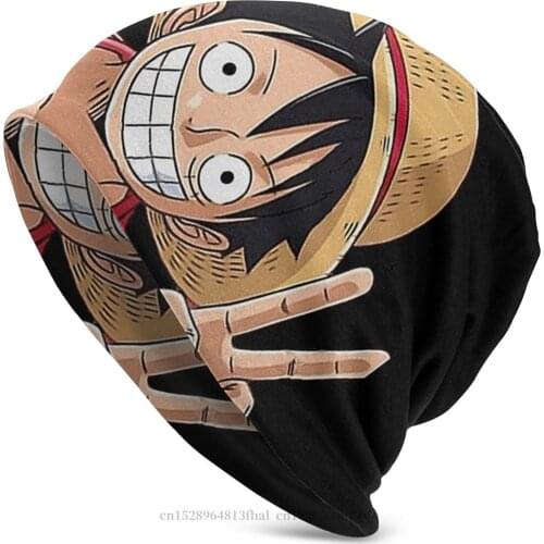 Knit Hat Yeah Beanie Caps For Men Women One Piece Monkey D Luffy Nami Sanji Anime Skullies Beanies Ski Caps Soft Bonnet Hats