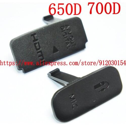 High-quality NEW USB /HDMI-compatible MIC Rubber Cover For Canon EOS 650D Rebel T4i Kiss X6i / 700D Kiss X7i Rebel T5 Camera