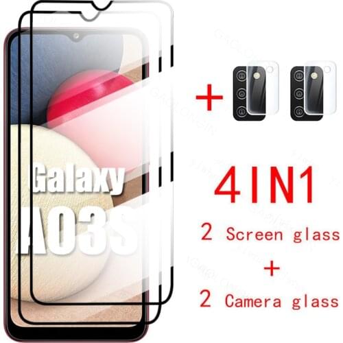 Samung a 02s glass camera protector for samsung galaxy a03s a 02s 02 s a02 a03 03s sm-a025f/ds a035f 6.5'' protective glass film
