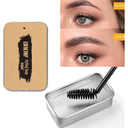 3D Feathery Brows Setting Gel Waterproof Soap Brow Makeup Kit Lasting Eyebrow Gel Women Eyebrow Tint Pomade Cosmetics