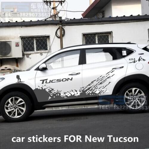 Car Sticker FOR Hyundai New Tucson Door Body Exterior Decoration Modified Sticker Tucson Supplies