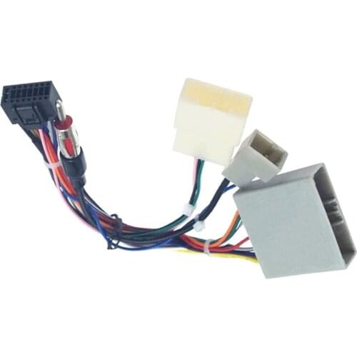 Car Multimedia Player 16Pin Wiring Harness Connector Radio Antenna Adapter For Honda Civic 2008-2011,for CRV 06-11