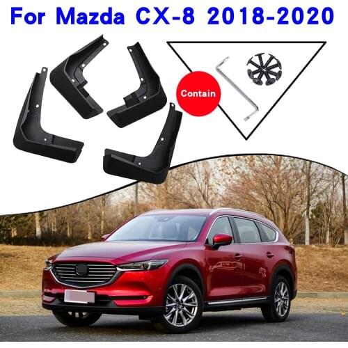 Car Fender Accessories For Mazda CX-8 CX 8 CX8 2018-2020 Mudguards Splash Guards Fender Mudflaps Car Fender Mud Flaps