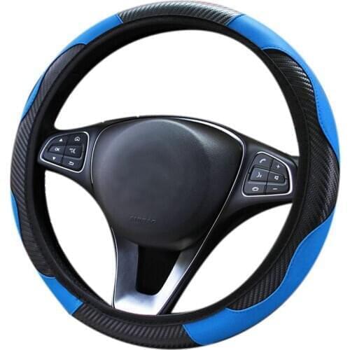 Car Steering Wheel Cover Breathable Non-Slip Steering Covers Internal Accessories Suitable for Car Decoration