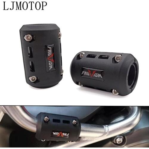 Motorcycle 22/25/28mm Engine Protection Guard Bumper Decor Block For SUZUKI RG500 RGV250 RGV250 VS800 Intruder VZ800 Marauder