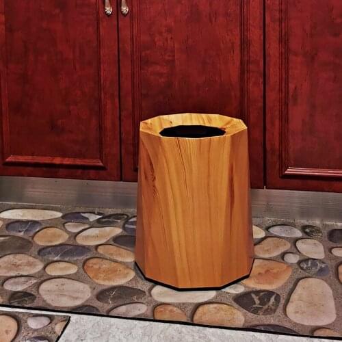 Wood Trash Bin For Recycling Bins Modern Kitchen Storage Trash Bin Europe Rangement Cuisine Household Cleaning Tools BD50WB