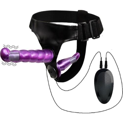 Strapon Double Dildos Adult Sex Toy For Women Panties Ultra Elastic Harness Strap On Dildo Lesbian Sex Products Vibrator