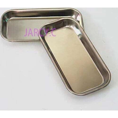 1PC Stainless Steel Cosmetic Storage Tray Tattoo Tray Eyebrow Lip Tattoo Sterilization Tools Dental Tray False Nails Dish Tools