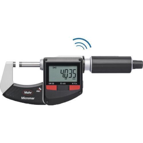 Mahr Micromar 40EWRi Wireless Transimission Digital Outside Micrometers with Receiver i-stick 0-25mm/25-50mm/50-75mm/75-100mm