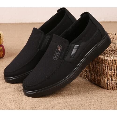 2020 Mens Sneakers High Quality Classic Canvas Shoes British New Breathable Casual Sneakers Big Size Office Shoes Men