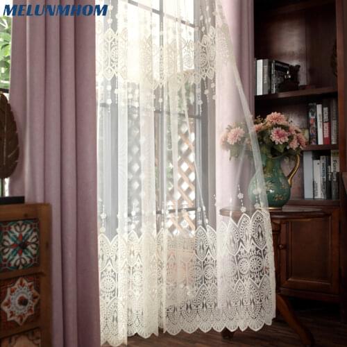 New Arrival Limited Woven Cortina Curtain Lace Sheers For Living Room Treatments Luxury Tulle Bedroom Screen Drapes Panels