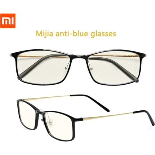 Original Xiaomi Mijia Goggles 75% Anti-blue-rays Glasses TR90 Frame Fatigue Proof Eyeglasses Eye Protector For Man Woman