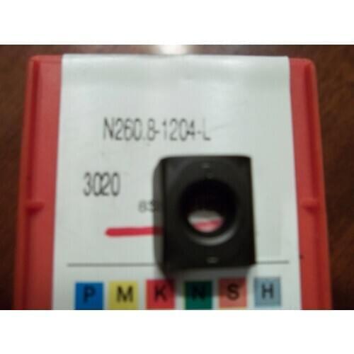 ORIGINAL 10PCS CARBIDE INSERT N260.8-1204-L 3020