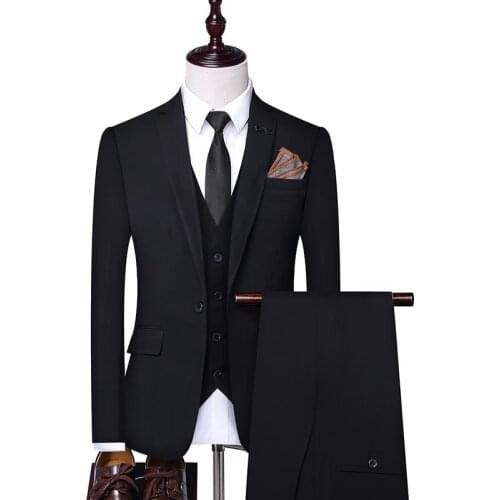 Jacket+Pants+Vest),Men In Suits,3 Piece Suits Black Suit,Gentleman Suit,Mens Suit,Grey Suit,Tuxedo, Bridegrooms Wedding Suit