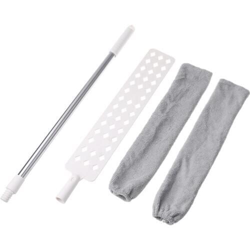 Bedside Dust Brush Flexible Long Handle Mop Household Bed Bottom Clean Fur Hair Sweeping Dusty Microfibre Duster