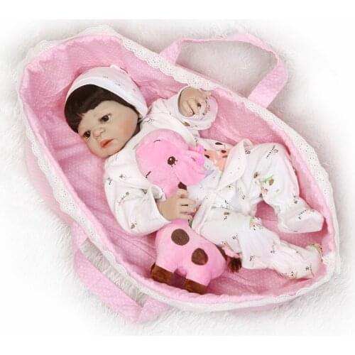 NPKCOLLECTION Lifelike Reborn Full reborn silicone vinyl children play house toys bebe gift boneca reborn silicone reborn baby