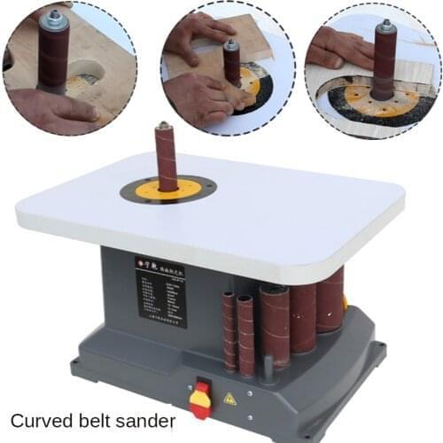 Shaft Sand Machine Woodworking Machinery Surface Sanding Machine Shaped Sanding Machine Woodworking arc Sand Column Machine