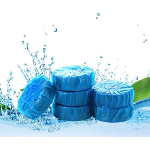 Blue Bubble Toilet Bao Automatic Flushing Toilet Cleaner Deodorant Block Toilet Spirit Household Restroom Bathroom Deodorizer