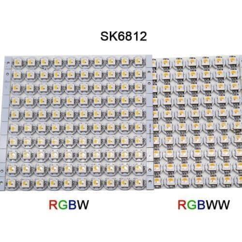 100pcs Built-in 5050 SMD RGB SK6812 IC DC5V SK6812 LED Board Heatsink RGBW/RGBWW LED chips (10mm*3mm)