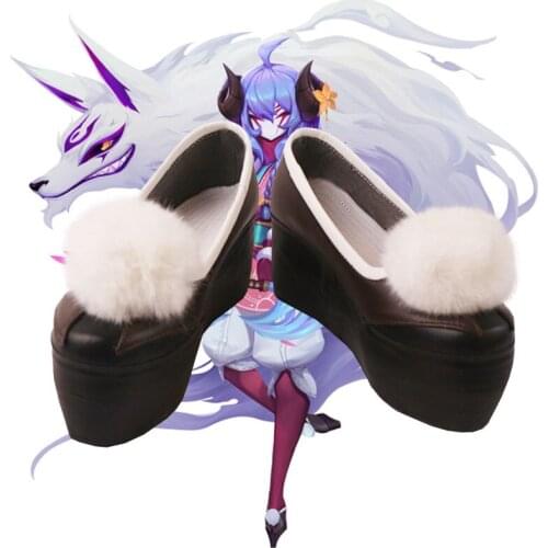 LOL Spirit Blossom Kindred Eternal Hunters Cosplay Shoes Boots Halloween Carnival Cosplay Costume Accessories